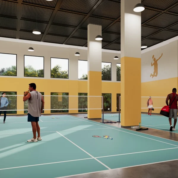 BADMINTON-COURT